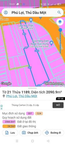 Đất kinh doanh mặt tiền Lê Hồng Phong , Phú Lợi thủ dầu 1 bình dương - 1