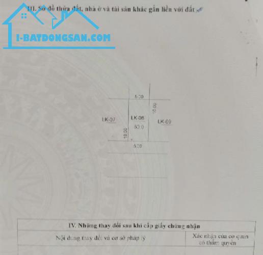 BÁN LÔ ĐẤT- ĐẤU GIÁ PHÚ LƯƠNG 2- PHÂN LÔ - VỈA HÈ - KINH DOANH 50M2- MT 5M- GiÁ 10,2 TỶ - 1