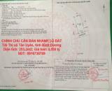 CHÍNH CHỦ CẦN BÁN NHANH LÔ ĐẤT  TẠI Thị xã Tân Uyên, tỉnh Bình Dương