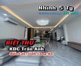 BIỆT THỰ 112 M2, KHU DÂN CƯ TRẦN ANH, BẾN LỨC LONG AN, GIÁ 5,46 TỶ
