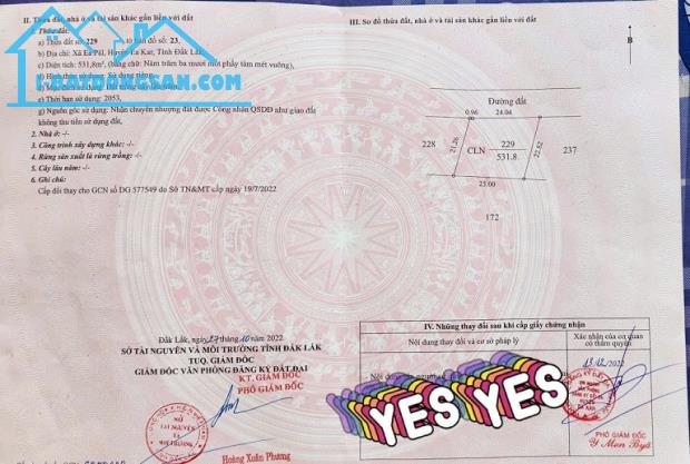 CẦN BÁN ĐẤT QUY HOẠCH KHU DÂN CƯ – HUYỆN EA KAR, ĐẮK LẮK