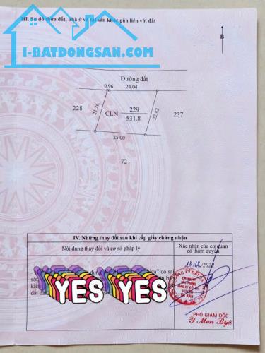 CẦN BÁN ĐẤT QUY HOẠCH KHU DÂN CƯ – HUYỆN EA KAR, ĐẮK LẮK - 1