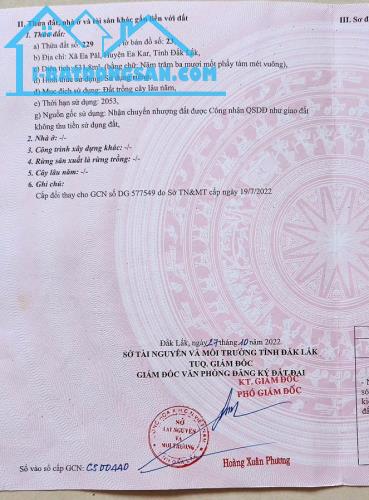 CẦN BÁN ĐẤT QUY HOẠCH KHU DÂN CƯ – HUYỆN EA KAR, ĐẮK LẮK - 3
