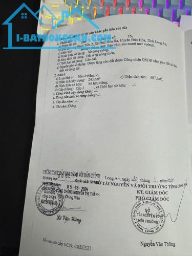 CHÍNH CHỦ CẦN BÁN NHÀ ngay KCN Ấp bình tiền 2- Xã Đức Hoà Hạ- H. Đức Hòa- T.Long An - 4