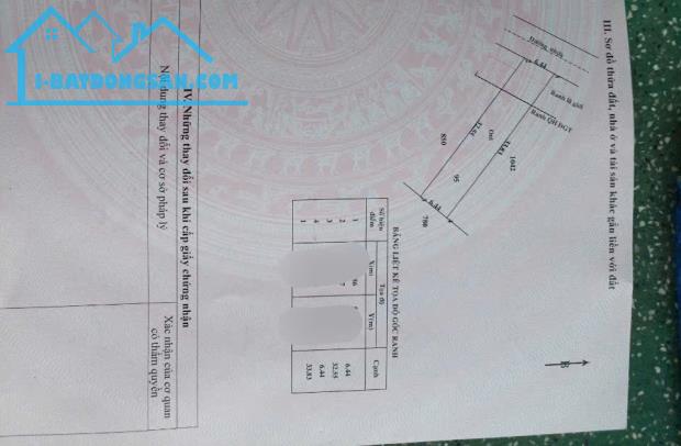 Cần bán gấp lô đất nền mặt tiền đường 30, Tân Thông Hội, 212m2