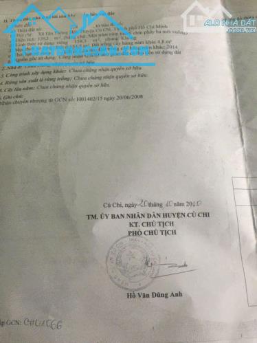 Kẹt tiền bán gấp lô đất Thổ Củ ngay gần CHợ Việt Kiều CỦ Chi, 570 triệu sang tên, 5x32m - 2