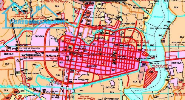 Bán hết 1,5ha đất thị trấn Tân Châu Tây Ninh, 2 mặt tiền đường lớn