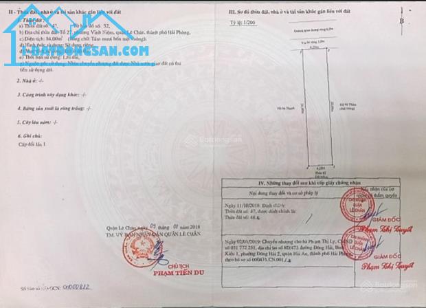 CHÍNH CHỦ CẦN BÁN GẤP 2 MẢNH ĐẤT LIỀN KỀ TẠI MẶT ĐƯỜNG TRỰC CÁT 1, LÊ CHÂN, HẢI PHÒNG - 4