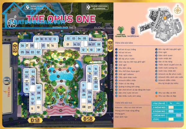 SỐNG SANG CHUẨN GIỚI THƯỢNG LƯU TẠI THE OPUS ONE – DEAL ĐẸP CHỈ TỪ 2,5 TỶ - 2