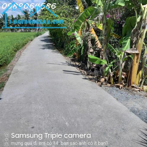Em chính chủ bán gấp 105 m2 full thổ cư 2 mặt tiền đường xe hơi 4m và mặt sau 2m. Thông - 4