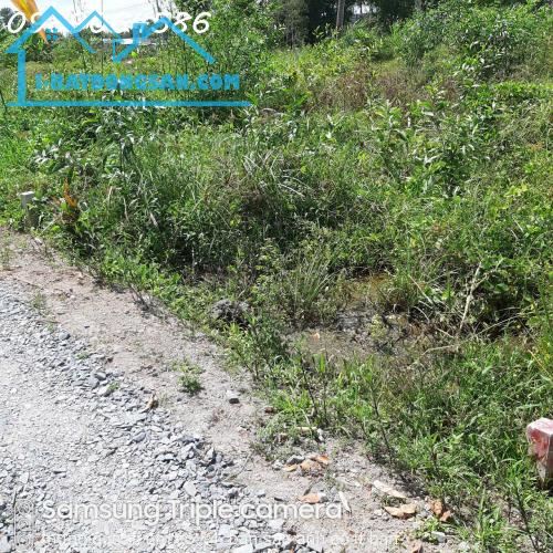 Em chính chủ bán gấp 105 m2 full thổ cư 2 mặt tiền đường xe hơi 4m và mặt sau 2m. Thông