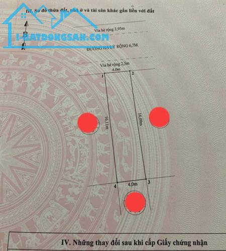 Bán đất Hạ Lý, Hạ Lý, Hồng Bàng, Hải Phòng. 66,4m2, 8,37 tỷ. Khu TĐC Thế Lữ, ngang 4, t2b