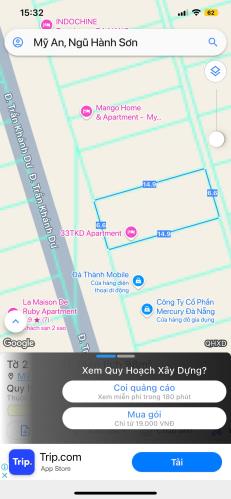 Bán lô đất MT đường Trần Khánh Dư, DT 98m2 ngang 6m6 .Giá 10ty7 có bớt LH 0942992361 - 3