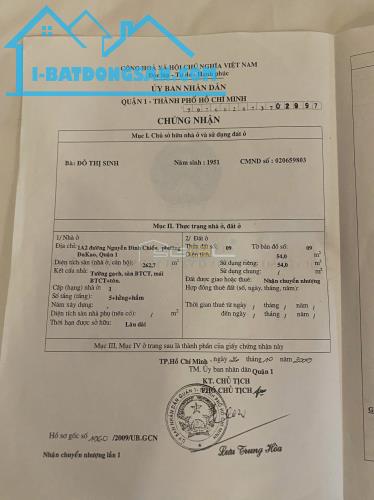 MTKD - 1A2 Nguyễn Đình Chiểu - Đa Kao - Quận 1, HCM - 1