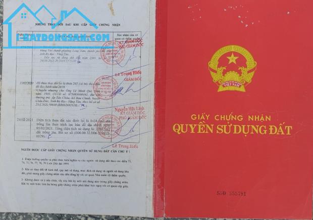 CHÍNH CHỦ BÁN ĐẤT SẴN SỔ TRUNG TÂM LONG TÂM – BÀ RỊA-VŨNG TÀU - 1