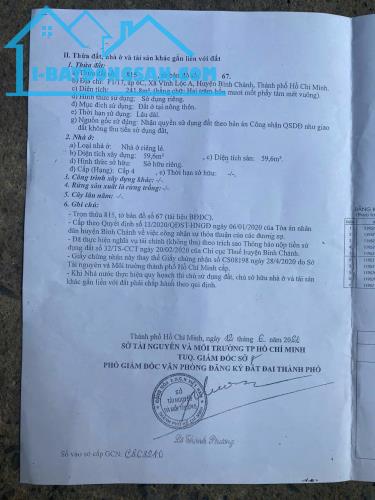 Bán nhà mặt tiền đường Vĩnh Lộc, Vĩnh Lộc A, Bình Chánh - 1