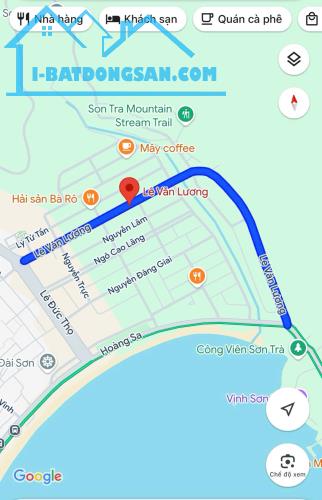 Bán đất biệt thự 300m2 đường (15m) Lê Văn Lương, Thọ Quang, Sơn Trà - Giá 16,5 tỷ TL - 1