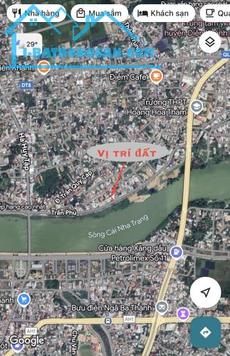 Bán đất mặt tiền kinh doanh đường Trần Phú - view Sông Cái thoáng mát