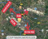 Bán đất Tổ 5 Quang Minh Mê Linh, 64m 3.25tỷ Đường oto. 100m ra Khu DV KD sầm uất, sát KCN