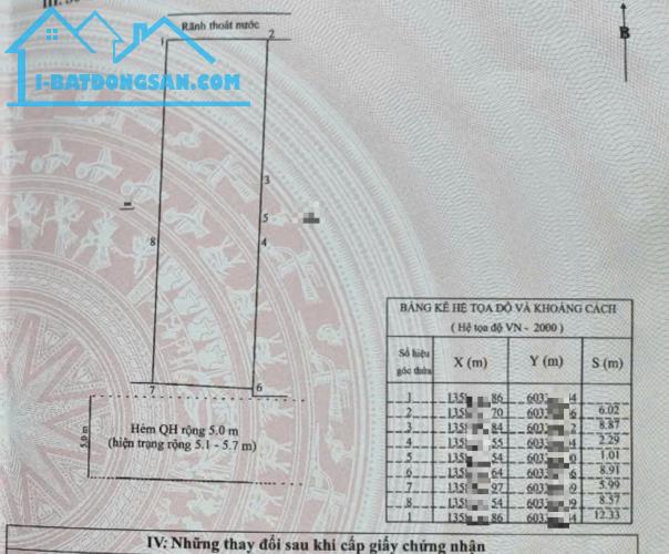 Bán 126m2 mặt tiền rộng 6m, Vĩnh hải, nha trang cách biển 180m, gần bãi tắm Hòn Chồng - 2