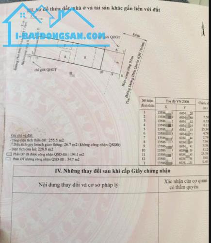 Bán lô đất đẹp 2 mặt đường Dương Hiến Quyền, Phó Đức Chính, ngang gần 8m giá tốt - 4