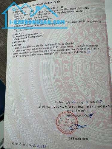 CĂN GÓC 37.8M ĐẠI TỰ KIM CHUNG HOÀI ĐỨC GIÁ HƠN 5 TỶ - 3