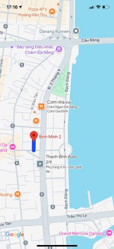 Bán đất mặt tiền Bình Minh 2, gần phố đi bộ Bạch Đằng, Q. Hải Châu, DT 90m2, giá 9 Tỷ 8 tl