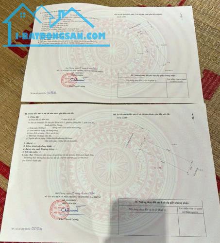 Bán 2 lô đất 90m tái định cư Tasa Đông Hải 2, Hải An. Tuyến 2  đường Nguyễn Bỉnh Khiêm - 3