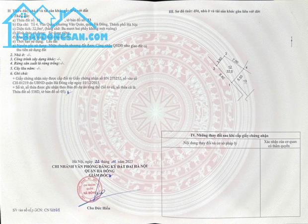 HƠN 4 TỶ CÓ NGAY NHÀ 5 TẦNG - NHÀ ĐẸP GIÁ RẺ KHU VỰC HÀ ĐÔNG. NÓI KHÔNG VỚI QUY HOẠCH - 5