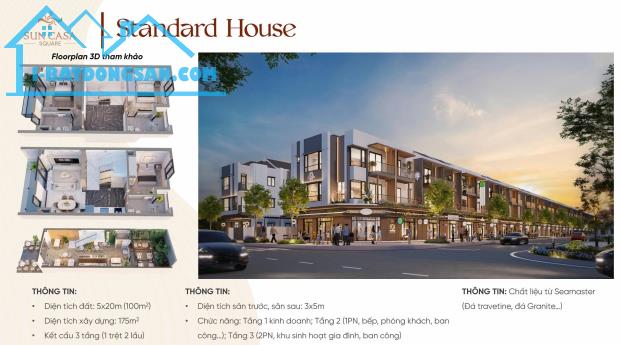 DỰ ÁN SUNCASA SQUARE – SHOPHOUSE TÂM ĐIỂM ĐẦU TƯ & AN CƯ TẠI BÌNH DƯƠNG