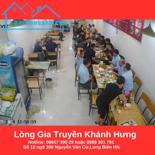 Sang Nhượng Quán Lòng Gia Truyền Đang Kinh Doanh Tốt tại Phường Bồ Đề, Long Biên