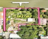Bán Đất Xây Biệt Thự MT Sông Sài Gòn,Q2 DT:3637m2-Ngang MT Sông 52m-Đã Có GPXD Hầm 7 Tầng