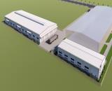 CHO THUÊ KHO XƯỞNG 100% TẠI KCN QUANG MINH, HÀ NỘI – XE CONTAINER ĐỖ CỬA
