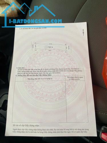 Cần bán 167m² đất đã có sẵn nhà 2 tầng,ô tô đỗ cửa  tại Yên Thái, Phú Cát, Quốc Oai,