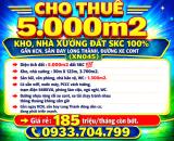 CHO THUÊ 5000m2 KHO NHÀ XƯỞNG ĐẤT SKC 💯 GẦN KCN, SÂN BAY LONG THÀNH ĐƯỜNG XE CONT (XN045)