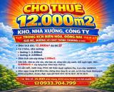 CHO THUÊ 12000m2 KHO, NHÀ XƯỞNG, CÔNG TY TRONG KCN BIÊN HÒA, ĐỒNG NAI GIÁ RẺ, Đ.XE CONT