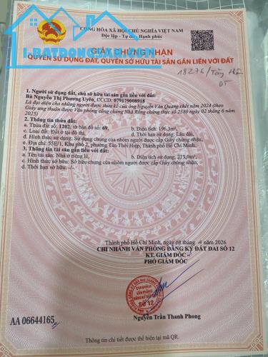 NHÀ MT HIỆP THÀNH 11 – NGAY CHỢ GIẢN DÂN – 17TR/THÁNG – GIÁ CHỈ 8,8 TỶ - 3