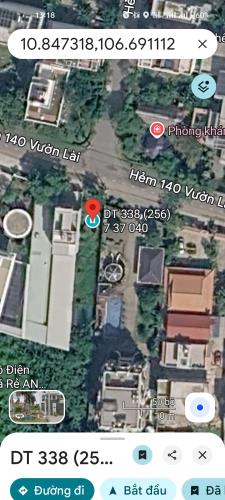 QUẬN 12, BÁN ĐẤT HẺM 140 VƯỜN LÀI DT 7x50m 338m² - 1