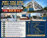 BIỆT THỰ GÓC 2 MẶT HẺM XE TẢI NGUYỄN CỬU VÂN 82m2 - NGANG ĐẸP 6.5m - CHỈ 22.5 TỶ