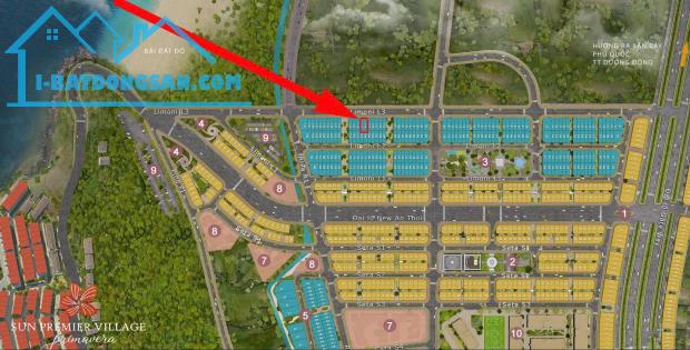 Bán cặp nhà 2 căn liền kề tại KDT GATEWAY, AN THỚI  Phú Quốc, đường 20,5m. diện tích đất 1