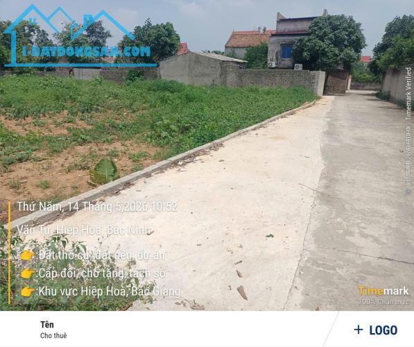 🔥 BÁN ĐẤT TT THẮNG – HIỆP HOÀ – BẮC GIANG 675m2, mt20m, Ô TÔ, CHIA LÔ, 3.5 tỷ - 2