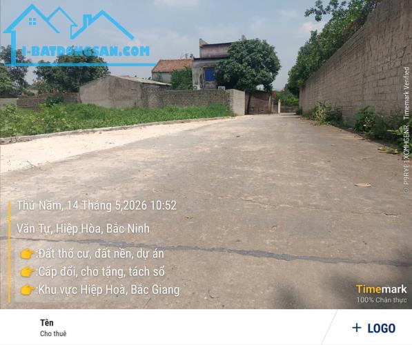 🔥 BÁN ĐẤT TT THẮNG – HIỆP HOÀ – BẮC GIANG 675m2, mt20m, Ô TÔ, CHIA LÔ, 3.5 tỷ - 3