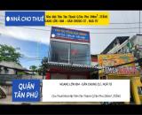 Cho Thuê Nhà Mặt Tiền Tân Thành Q.Tân Phú 200m², 2TẦNG, CẠNH CHUNG CƯ-NGÃ TƯ