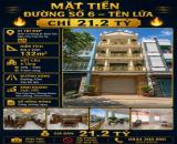 🏡 MẶT TIỀN ĐƯỜNG SỐ 6 – TÊN LỬA, BÌNH TÂN 💰 Giá bán: 21.2 tỷ