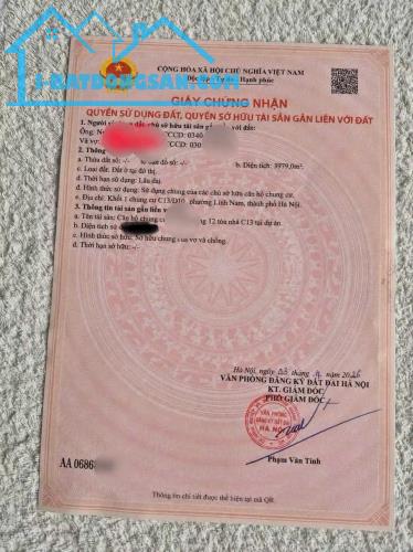Chung cư C13 Khuyến Lương, đối diện Gamuda, SĐCC, giá 3,1 tỷ - 2