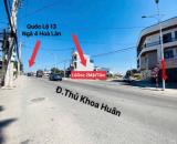 Bán lô góc 2 mặt tiền, 160m thổ cư, đường xe hơi kinh doanh buôn bán tại An Thạnh Thuận An