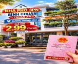Nhà phố 3 tầng Thuận An sổ sẵn, đường thông 13m giá đầu tư 2.99 tỷ