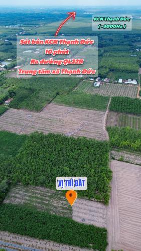 Tây Ninh bán lô đất 2400m sẵn thổ cư gần KCN Thạnh Đức, KDC đông sổ sẵn giá 999tr - 2