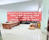 Kim Giang nhà 62m²×5T nhỉnh 13 tỷ, oto 7 chỗ ngủ trong nhà, sổ đỏ sẵn sàng