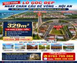 🌴 ĐẤT VÀNG GIỮA BIỂN AN BÀNG & PHỐ CỔ HỘI AN - LÔ GÓC 329m² NGAY CHÂN CẦU ĐẾ VÕNG – CHỈ H